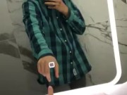 Caught around in a bathroom  9/16