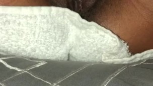 Sexy ebony wet teen pussy! Cum with me
