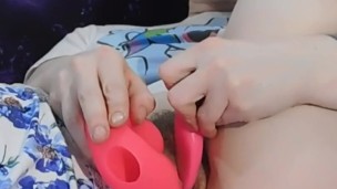 Horny Petite Teen Fucks Herself!!