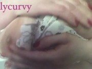 Carlycurvy striptease with up close clit rubbing 16/16
