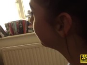 Busty fetish slut throats 8/16