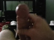 9 inch white Male gets a nut out