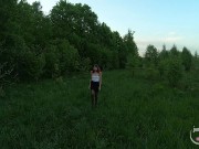 Extreme footjob with mosquitoes in the forest.jenny-young.net 1/16