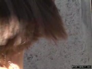 Getting Her Feet Dirty at the Car Wash 1/16