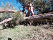Huge Nude Hiking & Risky Outdoor Sex Adventure