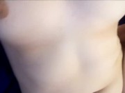 White perfect boobs BOUNCING | Hard nipples 11/16