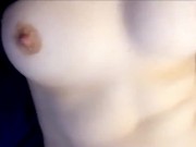 White perfect boobs BOUNCING | Hard nipples 4/16