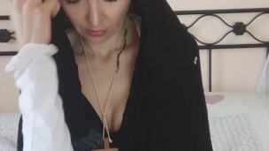 the nun Lovenia does not maintain a chastity
