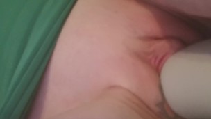 Redhead plays with herself
