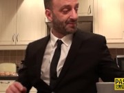 Throating sub ballgagged 2/16