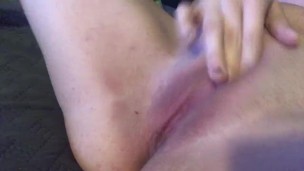 Finger fucking pussy moaning