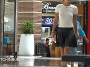 Braless teen at the mall 3/16