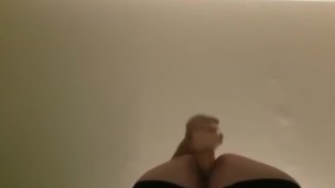 Horny Daddy Jackal fucks himself hard with dildo