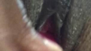 Super Horny Ebony Milf Fucks Herself With Pink Lighter