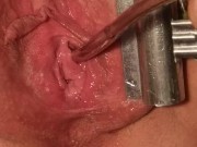 FEMALE URETHRAL STRETCHING, SPREAD & PROBED PEEHOLE WITH METAL SOUNDS 7/16