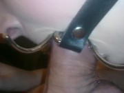 Extreme Close Up Spider Gag Blowjob Cum In Mouth & Drooling 5/16