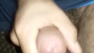 Jerking off with cum