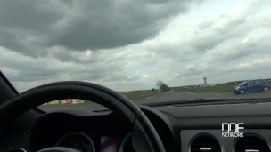 POV blowjob & titty fuck in the outdoors show Suzie's boobs covered in cum