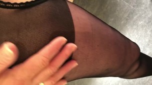 My sexy feet, stockings and pussy