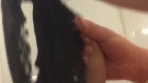 Cum in GFs Black Panties