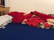 I cast invisibility and silence while on my bed.