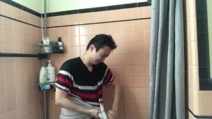 I shower with my clothes on because I have morals. Very hot and steamy.