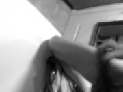 Masturbating late at night with  huge load