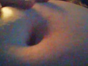 Big round sexy belly
