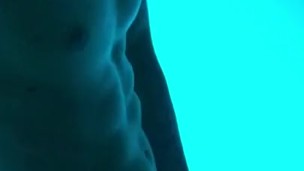Teasing my cock. Do you like abs?