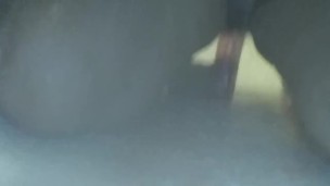 Pregnant chick fucks herself in the shower