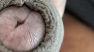 Foreskin Play Close-up