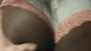 Big beautiful ebony ass get massage