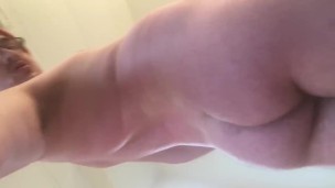 Male Cumslut Showing Off His Bubble Butt & Face after a Self Facial