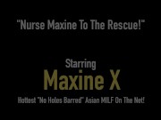 Oriental Sex Nurse Maxine X Pussy Fucks 2 Big Black Dicks! 1/16