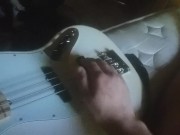 teen gets strummed and slapped