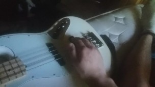 teen gets strummed and slapped