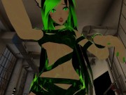  Cat Girl only in Ribbons Bondage gives Sexy Lap Dance Hump (POV)