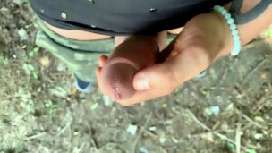 Look on my wet urethra - glans close up