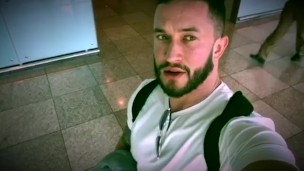 Lawrence London airport wank