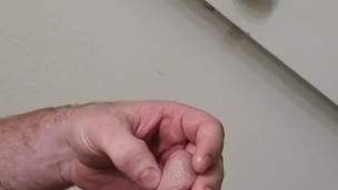Jerking off after work