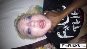 Hooker gets off the snowy streets by anally pleasing her pimp