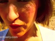 Flashing and Playing With Her Pussy Outdoors 6/16