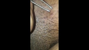 Plump Pubic Pussy Pluck