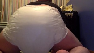 Diaper Boy Damien Turner Using and Playing in Yet Another Messy Diaper!