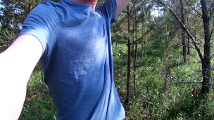 Laying down nude jerking off beside a jogging track, ppl around me!!
