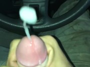 cumming everywhere in my car