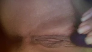 Little pussy squirt by mini vibrator