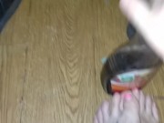 Cum suck on my toes