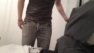 Sister's Boyfriend Sneaks In And Cums For You - FPOV