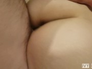 Petite college babe gets spanked and pounded from behind 1/16